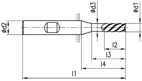 Fraises d'ébauche en carbure FRANKEN 2854A TiAlN T [SimilarCatItems.CatItem.ArtName2]