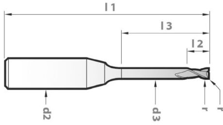 VHM-Mikro-Eckradiusfräser MAGAFOR 851-DH Hard'X [SimilarCatItems.CatItem.ArtName2]