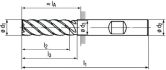 Fresa in metallo duro Troch. FRANKEN Jet-Cut 2531L