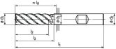 Fresa in metallo duro Troch. FRANKEN Jet-Cut 2535L 