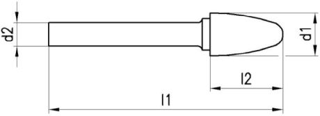 Fresa in metallo duro NERIOX mini stampo RBF Z6 UN [SimilarCatItems.CatItem.ArtName2]