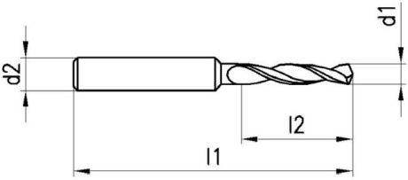 Foratura in carburo solido 3 x D