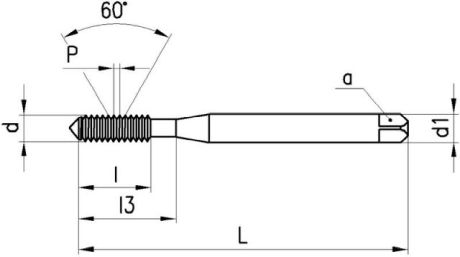 Taraud WALTER PROTOTYP HSS-E CRN revêtu 6HX [SimilarCatItems.CatItem.ArtName2]