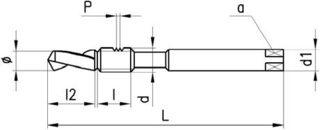 Kombibohrer DC N5952 HSSE M ISO2 6H lang [SimilarCatItems.CatItem.ArtName2]