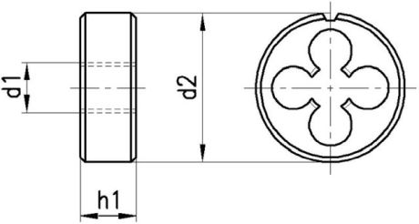 Schneideisen HSS UNC 2A [SimilarCatItems.CatItem.ArtName2]