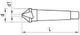 Kegelsenker 90° HSS MK