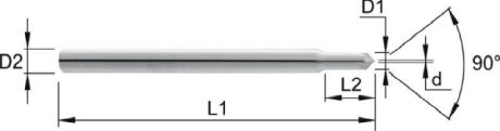 APPLITEC Kegelsenker rechts R 3911 [SimilarCatItems.CatItem.ArtName2]