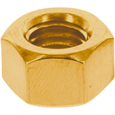 Écrous hexagonaux 1d Laiton clair UNI 5587 