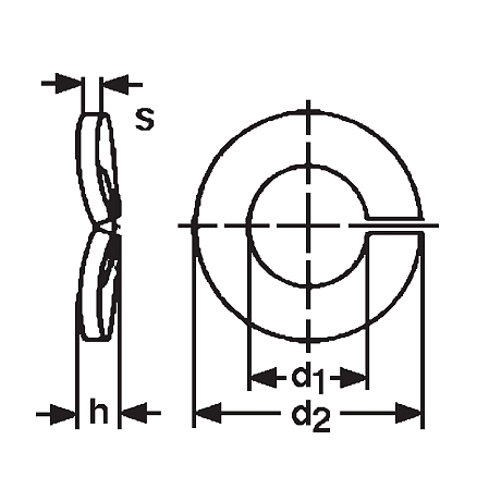 Rondelles extra-serrantes INOX A2 DIN 128 A [SimilarCatItems.CatItem.ArtName2]