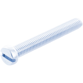 Viti a testa cilindrica con intaglio. Acc ZB DIN 8 4 4.8