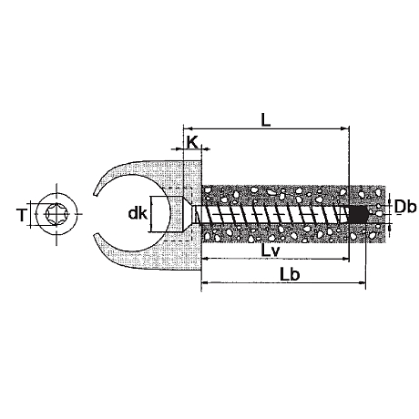 Multi-Monti HMS-KS vis de fixation pour câble zing [SimilarCatItems.CatItem.ArtName2]