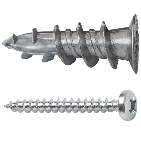 Gipskartondübel GKDZ flzn mit Schraube [SimilarCatItems.CatItem.ArtName2]