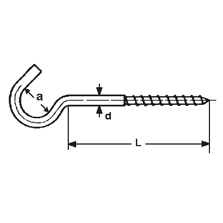 Waschseilhaken mit Holzgewinde vz [SimilarCatItems.CatItem.ArtName2]