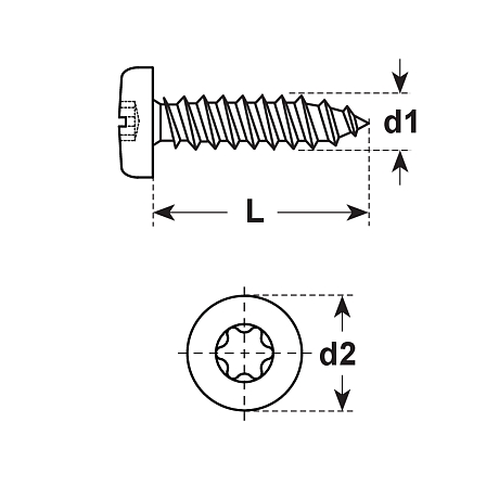 Spanplattenschrauben Pan-Head TX-Antrieb vz [SimilarCatItems.CatItem.ArtName2]