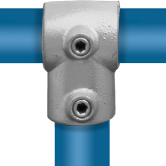 Raccord tube TYP 2 Pièce en T courte zingué au feu 