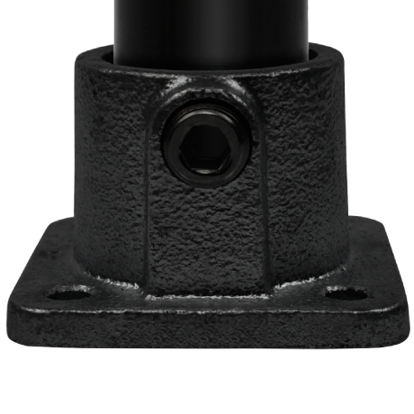 Raccord de tube  TYP 11 Plaque de base carrée noir [SimilarCatItems.CatItem.ArtName2]