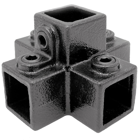 Raccord tube TYP 26S-25 Croix tube support noir [SimilarCatItems.CatItem.ArtName2]