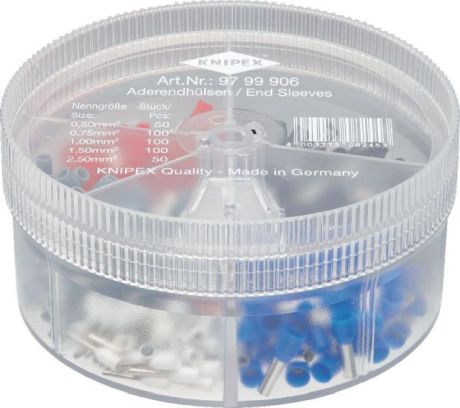 Assortiment d'embouts de câble KNIPEX 400 pcs. Ass [SimilarCatItems.CatItem.ArtName2]