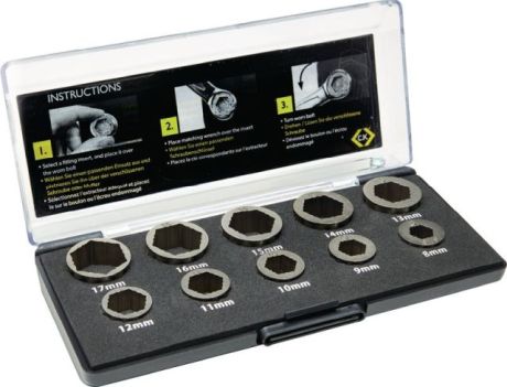 Set di estrattori a vite C.K 17 mm [SimilarCatItems.CatItem.ArtName2]
