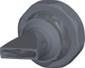 Ugello piatto Hirt-LINE 3/4 in acciaio randagio 