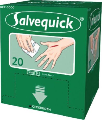 Wundreinigungstüchlein Salvequick [SimilarCatItems.CatItem.ArtName2]