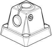 Adaptateur de fixation WALDMANN pour TANEO STZL 24 