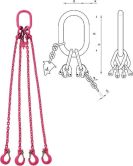 Gancio per catena VIP 4 fili 