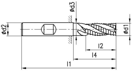 FRANKEN Fraise d'angle/à rainurer 1344 DIN 844K HS [SimilarCatItems.CatItem.ArtName2]