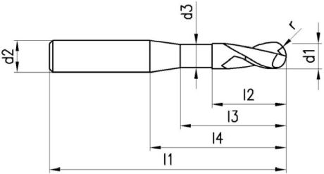 Fresa a candela in metallo duro FRANKEN 1820A K10- [SimilarCatItems.CatItem.ArtName2]