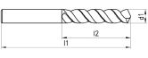 Foret hélicoïdal GÜHRING 219 type W HSS DIN 340 