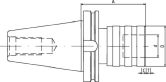 NERIOX Gewinde-Schnellwechselfutter DIN JIS-B6339A