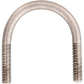 Staffa rotonda in acciaio INOX A2 DIN 3570 