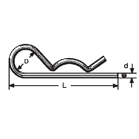 Vorstecker einfach Federstahl vz [SimilarCatItems.CatItem.ArtName2]
