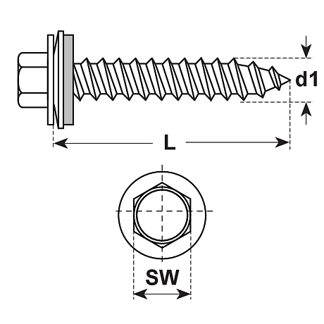 INOX-Sonderschrauben Holz E-XS A INOX A2 [SimilarCatItems.CatItem.ArtName2]