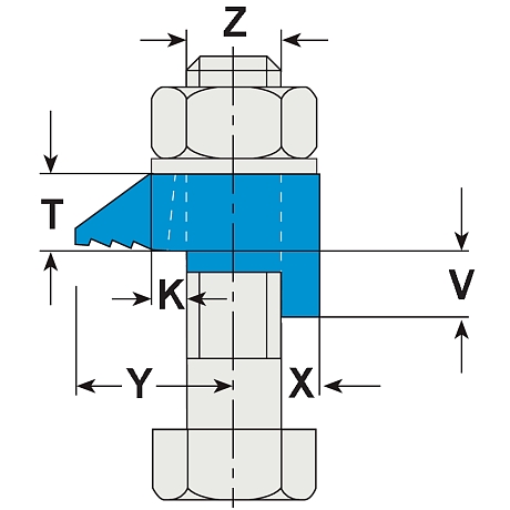 Klemmteile Lindapter® BR - mittel Temperguss vz [SimilarCatItems.CatItem.ArtName2]