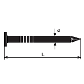 Flachkopfstifte Stahl blank 