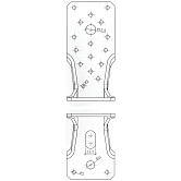 Connecteur équerre GH type KR/L acier zingué au fe u