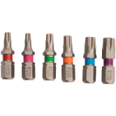 Bit DYNAPLUS 25 mm impronta TX con codice colore 