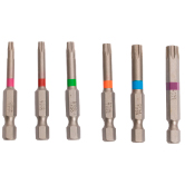 Bit DYNAPLUS 50 mm impronta TX con codice colore 