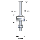 Ankerschienen W 40/22 INOX A4 warmgewalzt 