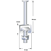 Ankerschienen W 72/48 INOX A4 warmgewalzt 