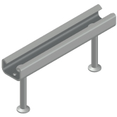 Ankerschienen HMPR-CE 40/26P INOX A4 kaltgewalzt 