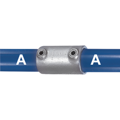 Kee® Klamp Gerader Verbinder für 2 Rohre Typ 14-4 Pic1