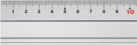 Aluminium-Lineal NERIOX mit Fase und Antirutsch [SimilarCatItems.CatItem.ArtName2]