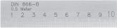 Werkstatt-Massstab DIN 866/B mm-Teilung 
