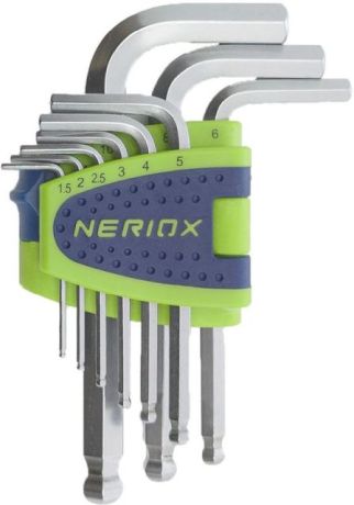 Jeu de clés mâles à six pans NERIOX avec tête sphé [SimilarCatItems.CatItem.ArtName2]