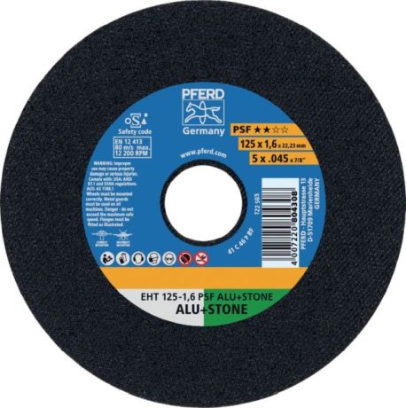 Trennscheibe PFERD EHT PSF ALU + STONE [SimilarCatItems.CatItem.ArtName2]