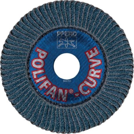 Fächerschleifscheibe PFERD POLIFAN® SGP CURVE STEE [SimilarCatItems.CatItem.ArtName2]