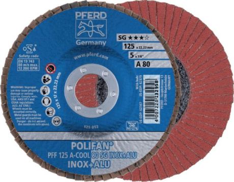 Disque à lamelles PFERD POLIFAN® A-COOL SG INOX + [SimilarCatItems.CatItem.ArtName2]