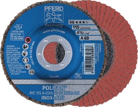 Disco lamellare PFERD POLIFAN® A-COOL SG INOX + AL [SimilarCatItems.CatItem.ArtName2]
